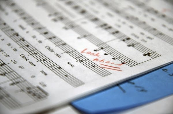 music score 