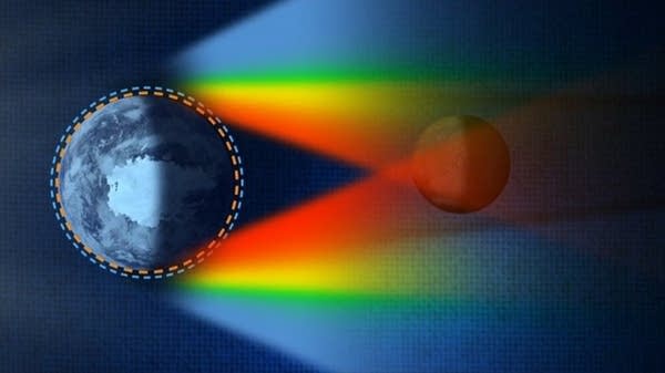 Rayleigh scattering during lunar eclipse