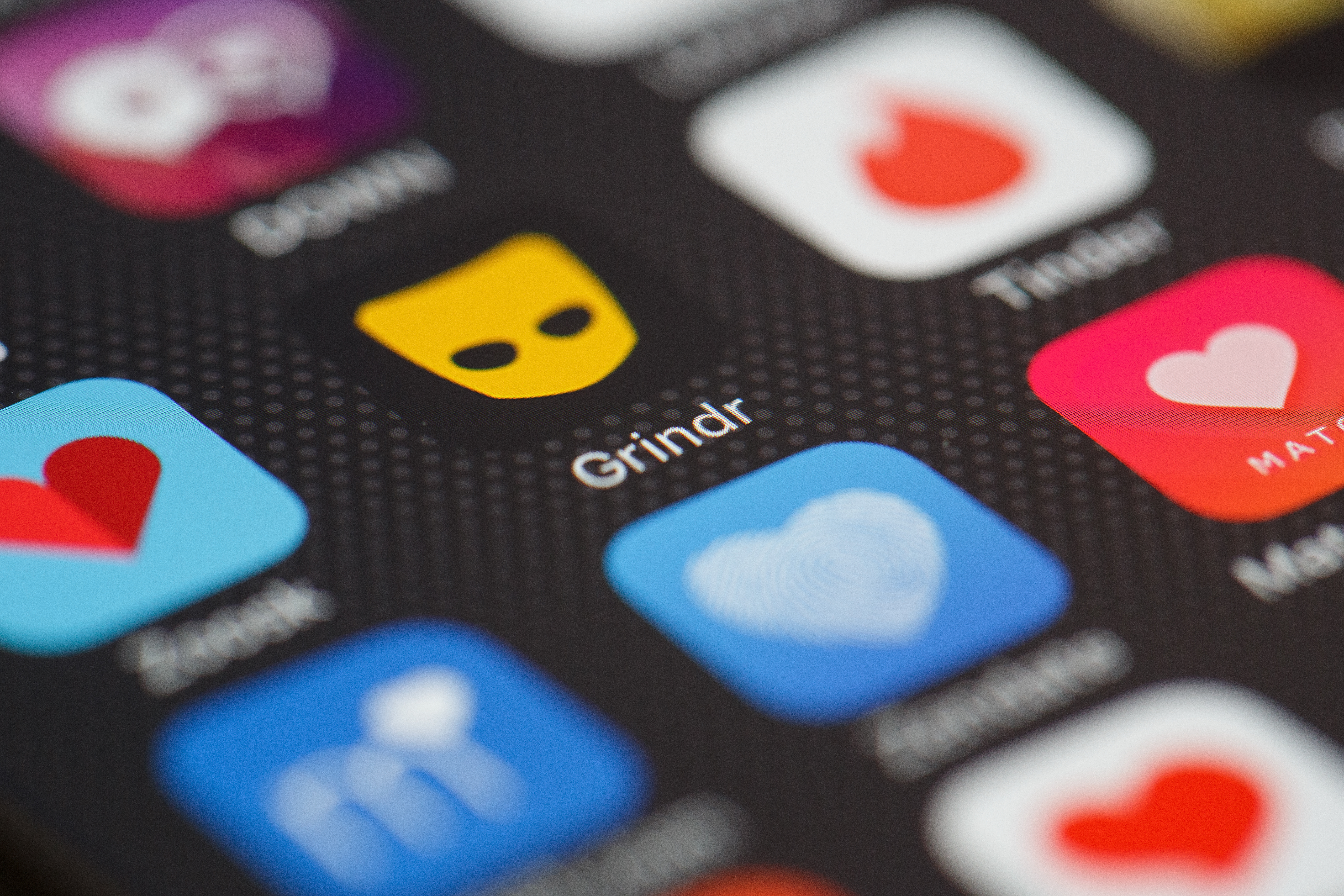 The Grindr logo!