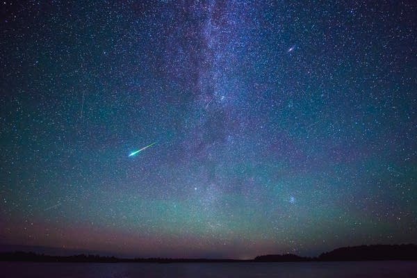 The night sky at Voyageurs National Park