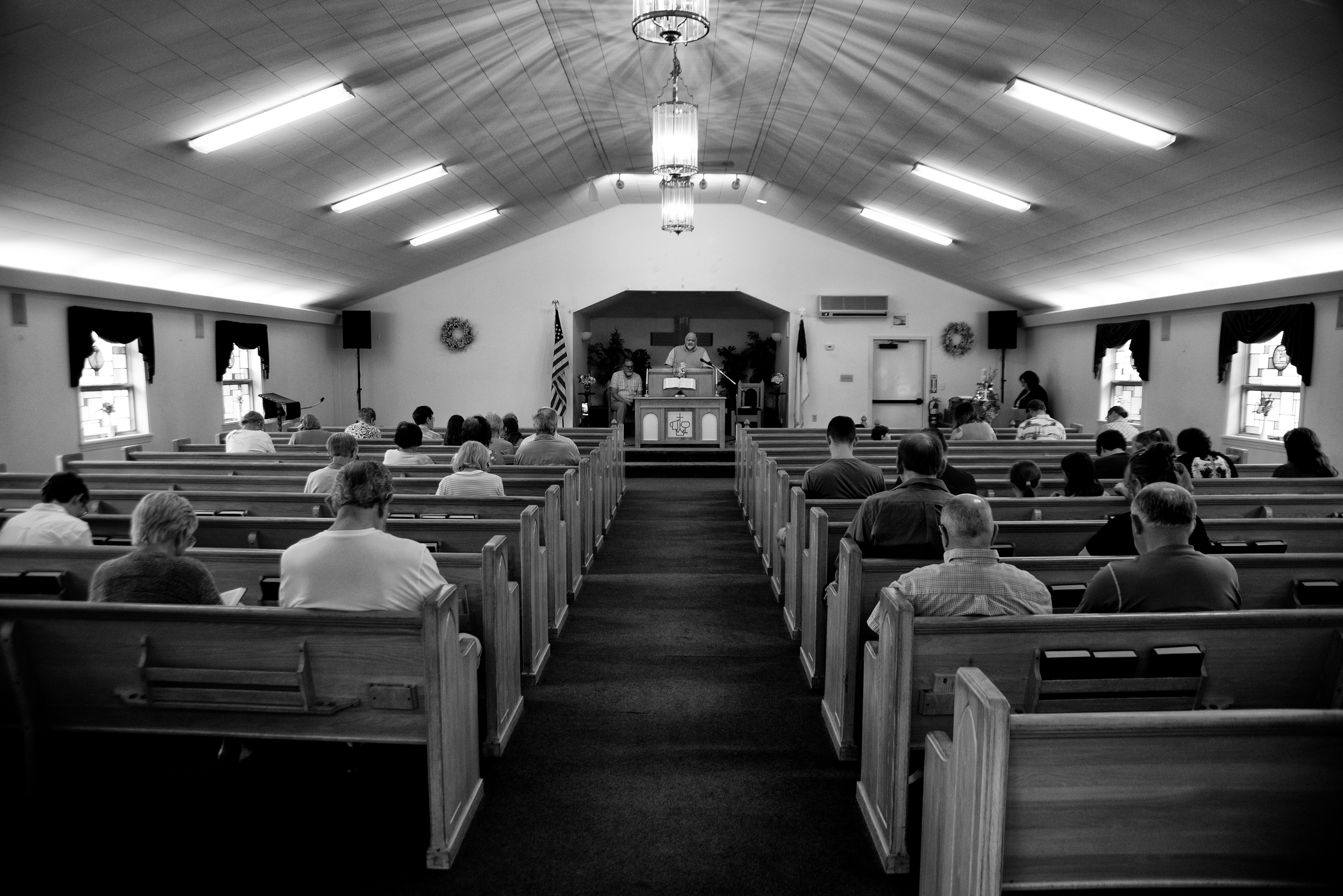 Church service.