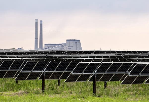 A coal fired plant